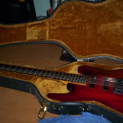 Vintage Aria Pro II / Case CT Series /Floyd Rose early 80's Red Mahogany image 18