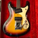 Mosrite Ventures Model Mark I Sunburst c. 1965 w/ OHSC