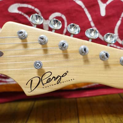 2007 D'Pergo Custom Guitars - Aged Vintage Classic Vintage Cream Mary Key image 11
