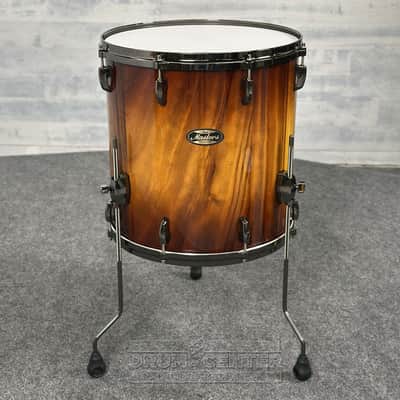 Pearl Masters Maple/Gum 4pc Drum Set 22/10/12/16 Exotic Saman Honeyburst image 4
