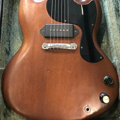 Gibson Vintage SG Junior JR 1965 Mahogany Brown OHSC P-90 Great Player Condition image 6