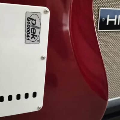 David Gilmour Red Strat Style Sticker Set – “#1” & PLEK Replica Decals image 3