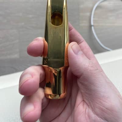 Ted Klum New London Tenor Mouthpiece - Size 8 - Brass/24k Gold Plated image 4