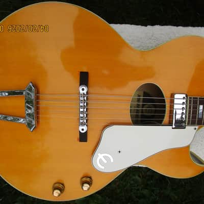Epiphone Howard Roberts Standard Guitar, 1966, Blond Finish, Johnny Smith PU., Grey Case, Excellent Cond. image 11