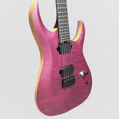 Schecter John Browne Tao-6 Electric Guitar - Satin Trans Purple image 2