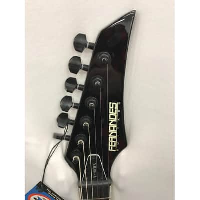 Fernandes V-Hawk Deluxe Electric Guitar EMG 81/85 - Black image 3