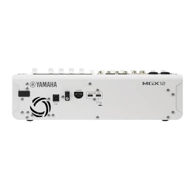 Yamaha MGX12 18-Channel Digital Mixing Console/Dual USB-C Audio Interface, White image 2