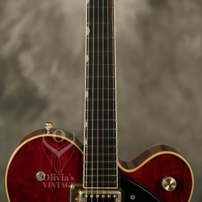 1972 Gretsch 7680 Deluxe Chet Atkins Autumn Red image 4