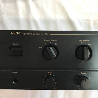 Nakamichi TA-1A - black polished aluminum face plate image 2