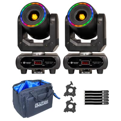 ColorKey CKU-5070 Halo Spot 100 24x RGB Halo LED LED Moving Head Spot Pair image 1