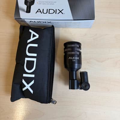 Audix D6 Dynamic Kick Drum Microphone 2010s - Black image 1