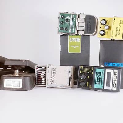 Lot of 6 damaged pedals for repair image 1