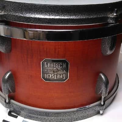 Gretsch Broadkaster Vintage Drum Set Satin Burnt Orange image 10