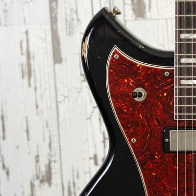 Novo Serus J - Bull Black Over '64 3-Tone Sunburst w/ Lollar Firebird Pickups image 9