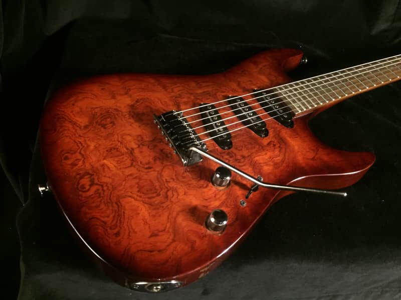 Fender Showmaster QBT SSS Quilt Bubinga Electric Guitar - Seymour
