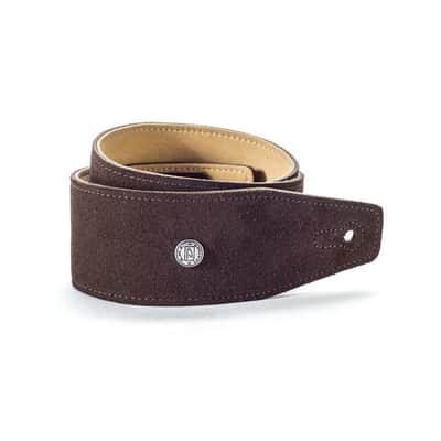 JIM DUNLOP BMFS02 Suede Strap Mahogany 25Zoll Leder Gitarrengurt (635mm) image 1