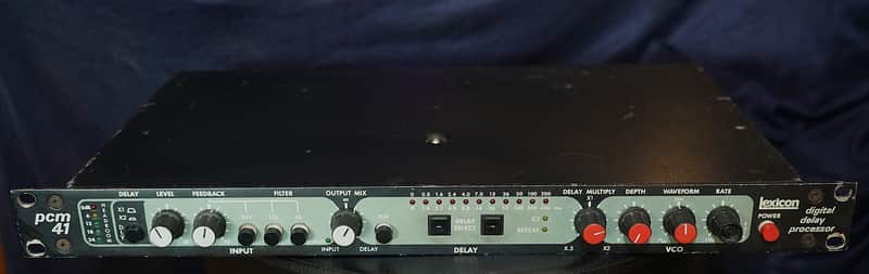 Lexicon PCM 41 Digital Delay Processor w/VCO Modulation Great Unit image 1