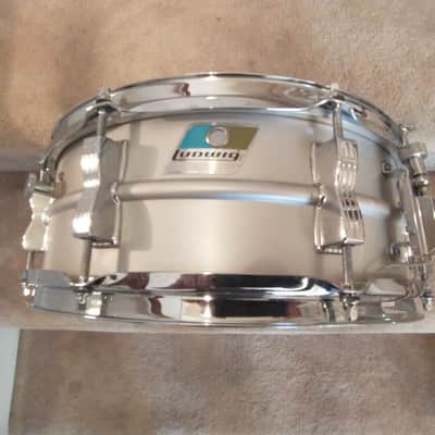Ludwig Vintage Acrolite Aluminum Snare Drum, B/O Badge 1970s - 100% Original! image 1