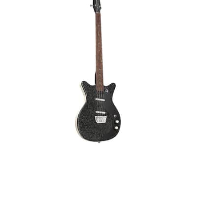 Danelectro 59DC Short Scale Bass - Black Metalflake image 1