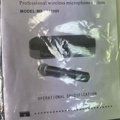 Microphone Music8 Wireless Handheld  NEW OPEN BOX image 5