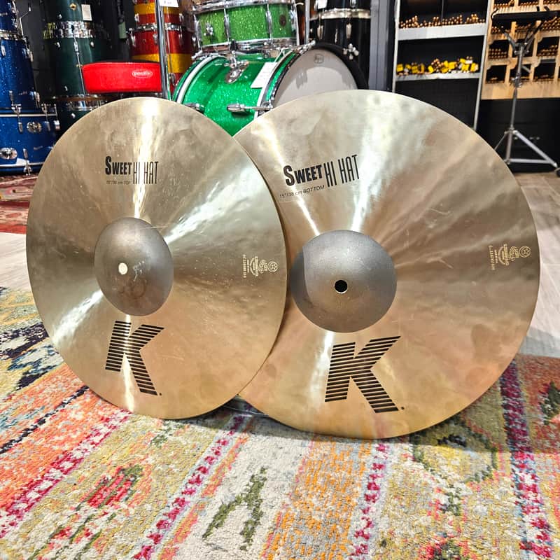 Zildjian 15" K Sweet Hi Hats 1173g/1642g image 1