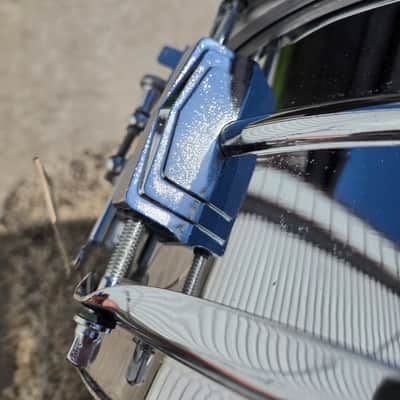 Vintage Ludwig No. 400 Supraphonic 5x14" 10-Lug Aluminum Snare Drum w/ Keystone Badge 1967 (242-1) image 21