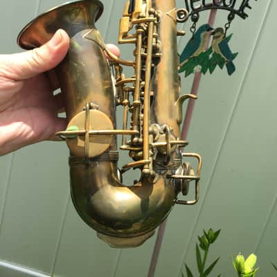 SUMMER DEAL MARTIN 1921 CURVED SOPRANO SAXOPHONE WITH ORIGINAL CASE SAX BUILT LIKE A TANK NEEDS OVERHAUL MECHNICALLY SOUND A CLASSICVINTAGE SOPRANO image 6