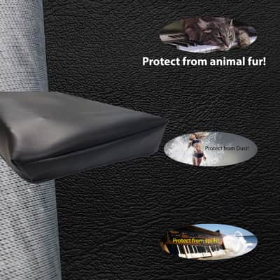 DCFY! Digital Piano Keyboard Dust Cover for Kurzweil KA 90 Keyboard | Customize Color, Fabric & Padding Options - Made in U.S.A. image 3