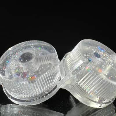 Knobably Large Pointer Knobs - Diamond Dust (set of 2) image 2