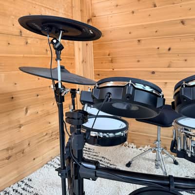 Roland TD713 V-Drum Kit with Mesh Pads 2024 - Present - Black image 12