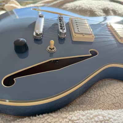 D'Angelico Excel Mini DC Tour Collection 2023 - Present - Slate Blue image 2
