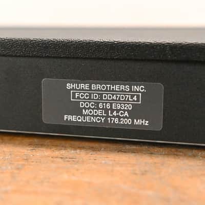 Shure L4 Diversity Wireless Receiver - 176.200 MHz (NO POWER SUPPLY) CG01N9G image 9
