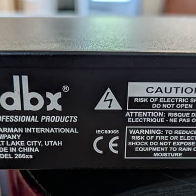 Immagine dbx 266XS Dual Compressor/Gate, 2 Channels, Super Dynamics, 1/4” TRS/XLR - 8