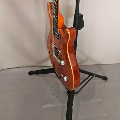PRS SE Custom Semi-Hollow – Orange Flame Top – Upgrades, Original Parts, Gig Bag & Spare Pickup image 9