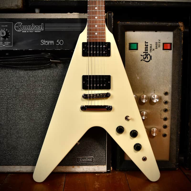Gibson Flying V 80s RI Classic White 2023 image 1