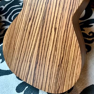 Ohana Zebrawood Concert Ukulele CK-15Z 2017 Zebrawood Satin image 2