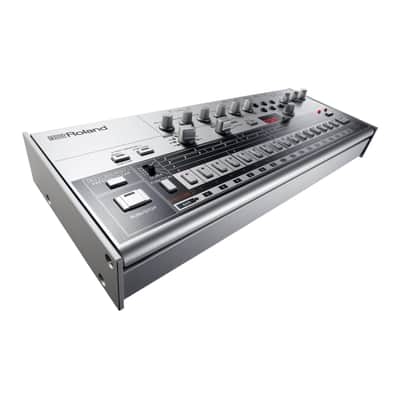 Roland Boutique Compact Modular Friendly Solid Metal Top Drum Machine with Advanced Sequencer, Five Trigger Outputs, One Trigger Input, and Color-Matched Case (Silver) image 2