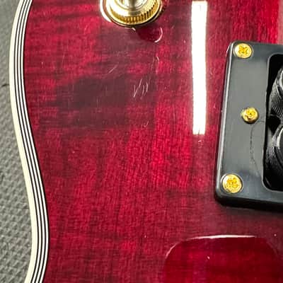 LTD EC-1000T CTM - See Thru Black Cherry #20253 (Factory Demonstration Model) image 7