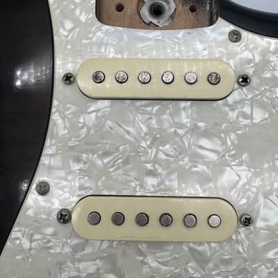Fender Custom Shop Loaded Custom Stratocaster Body Made for Tom Rundgren 1992 - Flamed Maple Charcoal Burst image 13