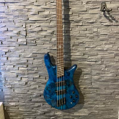 Spector NS Dimension MS4 Black & Blue Gloss image 1