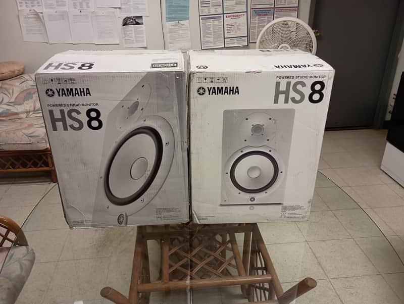 Yamaha HS8 8" Powered Studio Monitor (Pair)