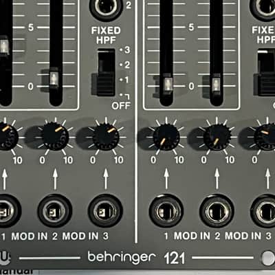 Behringer 121 Dual VCF Eurorack Synthesizer Module 2020 - Present - Black image 3