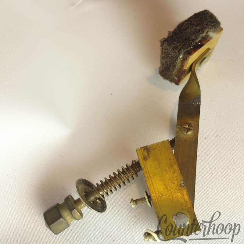 *Early American Vintage 30s Internal Snare/Tom Drum Muffler Nickel Hex-Knob USA* image 1