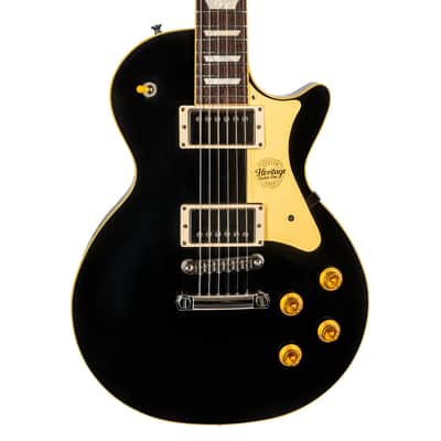 Heritage Custom Shop Core Collection Limited H-150 Electric Guitar, Ebony Finish image 1