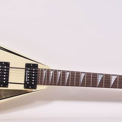 Jackson RR5 Rhoads Electric Guitar White W Pinstrips W/Case -White image 1