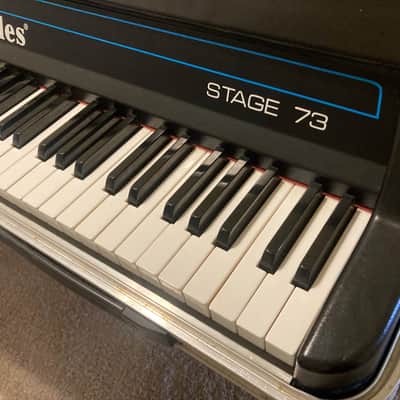Rhodes Mark V Stage 73 73-Key Electric Piano 1984 - Black image 8