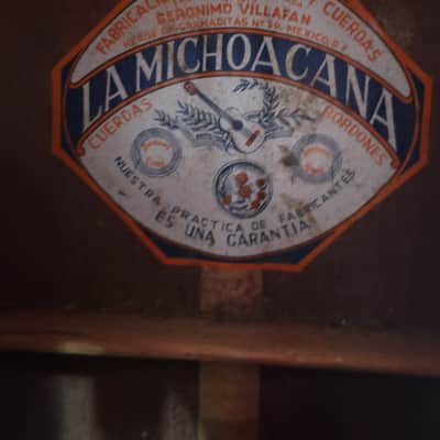 Vintage 1950-60s Geronimo Villafan La Michoacana Classical Flamenco Acoustic Guitar Made In Mexico Beautiful Design Lush Huge Tones Garrido Case image 23