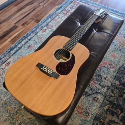 2017 Martin D12X1AE - 12-String Acoustic Electric Dreadnaught - Natural - w/Hardshell Case image 3