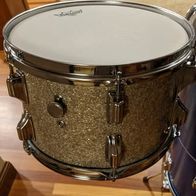 Rogers Cocktail Drum 24x15 1965 Blue Sparkle image 5