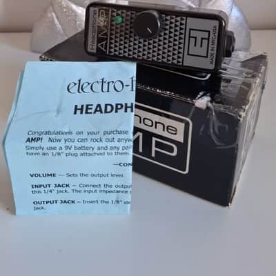 Electro-Harmonix Headphone Amp Portable Practice Amp 2010s - Black image 6